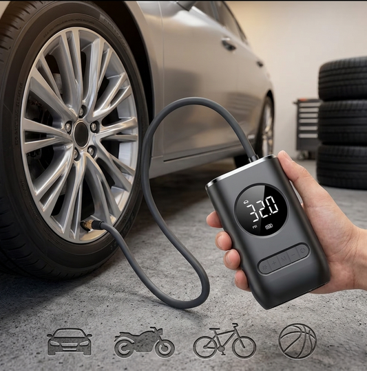 MINI COMPRESOR DE AIRE PORTATIL RECARGABLE