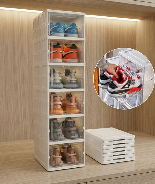 Organizador de Calzado Plegable - 6 Niveles