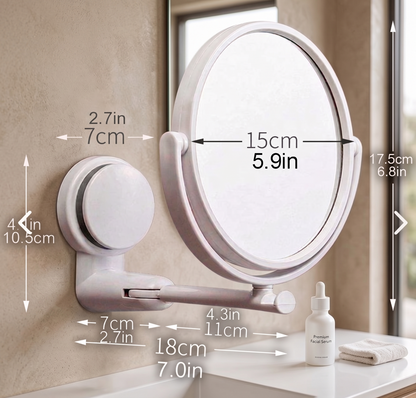 Espejo de Baño Articulado – Sin Perforaciones
